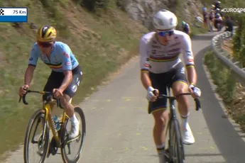 Pogacar kraakt Evenepoel al met 75 km te gaan en wint na lange solo EK, Evenepoel en Seixas op twee en drie