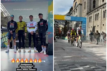 Uniek spektakel in Andorra: Pogacar, Vingegaard, Roglic en Del Toro kruisen degens, tot fotofinish aan toe