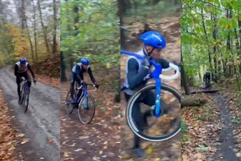 🎥 Ga er goed voor zitten en zet je geluid aan! Thibau Nys is bijna klaar voor de cross, getuige heerlijke beelden