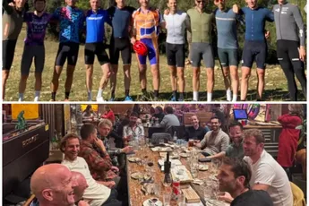 📸 Een verzameling waartegen je u zegt: Dumoulin, Gesink en bijna hele Visma/Rabo-kliek bij elkaar