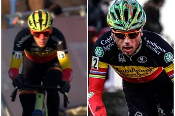Na eerbetoon van junior kan papa Sven Nys de emoties niet bedwingen: 'Dat doet toch wat met een mens'