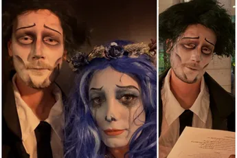 📸 Halloween in huize Van Baarle: Nederlander met Ferrand-Prévot urenlang in make up, met hilarisch resultaat