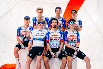 Wielertenues 2026: Red Bull-BORA-hansgrohe brengt met nieuw tenue ode aan luchtvaart én Lipowitz