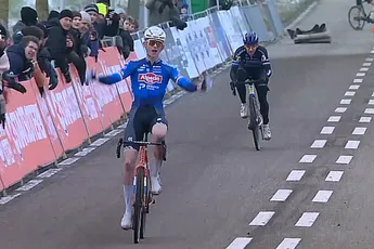 Een bijna-sprookje voor Van der Haar op het NK, die winnaar Del Grosso net niet weet terug te halen na cross met veel gezichten