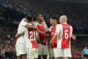 Bookmaker: 2,55 keer je inzet bij zege Ajax op Borussia Dortmund
