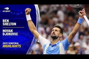 🎥 Djokovic heeft antwoord op mokerslagen Shelton en bereikt finale op US Open