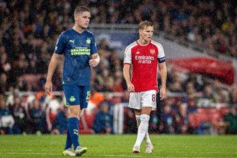 Bosz geniet ondanks afstraffing PSV toch van Arsenal: 'Een hele leerzame avond'