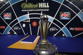 Verdeling prijzengeld tijdens PDC WK Darts 2022 met £2.500.000 in prijzenpot