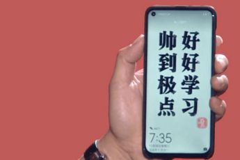 'Huawei Nova 4 verbergt selfiecamera in gat in scherm'