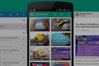 gReader: nieuws en RSS-feeds in Android 5.0-stijl