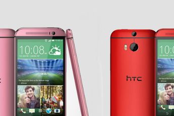 HTC One (M8) binnenkort ook in roze en rood