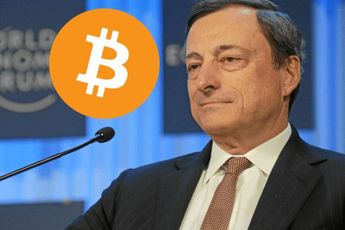 Draghi van ECB: Bitcoin (BTC) en andere crypto's zijn geen geld