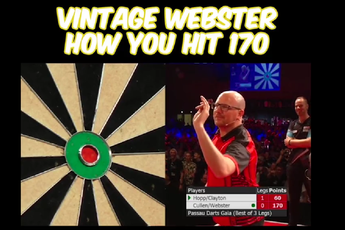 VIDEO: Mark Webster rolls back the years with brilliant 170 checkout during exhibition