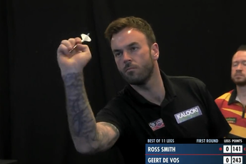 VIDEO: Smith hits second nine-dart finish of the day at Players Championship 14