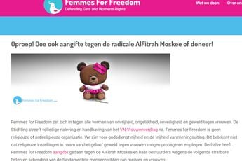 Bam! Femmes For Freedom doet aangifte tegen haathuis AlFitrah Moskee