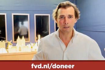 Thierry Baudet kondigt grote uitbouw FVD-studio aan: 'Doneer en help ons tegen censuur'