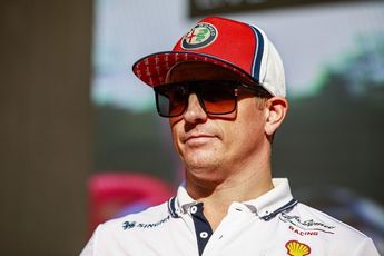 Räikkönen ondanks uitblijven punten tevreden: 'Ik had het niet verwacht'