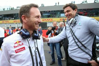 Wolff complimenteert Horner: 'Wat hij met Red Bull doet, is echt slim'
