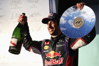 Het gulle gebaar van Red Bull naar Ricciardo na zijn diskwalificatie in 2014