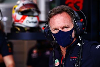 Horner weet waarom Hamilton sneller was in Qatar: 'Eén bocht zorgde bij ons voor problemen'