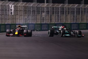 Schumacher: ‘Was nooit Verstappens bedoeling om Hamilton op hem te laten klappen’