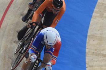 Braspennincx uitgeschakeld in kwartfinale sprint, Nederland komt tekort in koppelkoers mannen