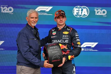 damon hill en max verstappen