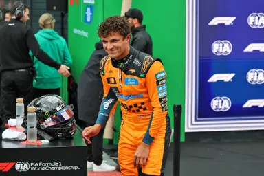 Norris' frown turned into a wry smile (Photo: Race Pictures)