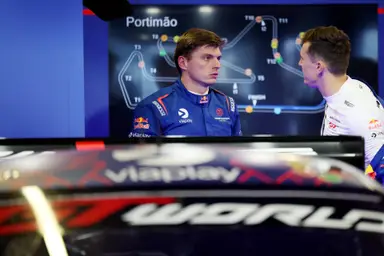 Max Verstappen and Ben Barnicoat at GT World