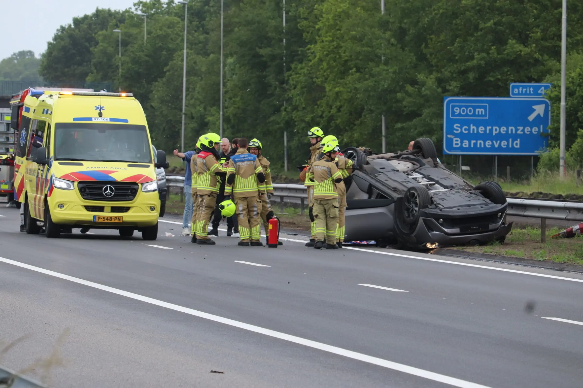ongeluk lunteren