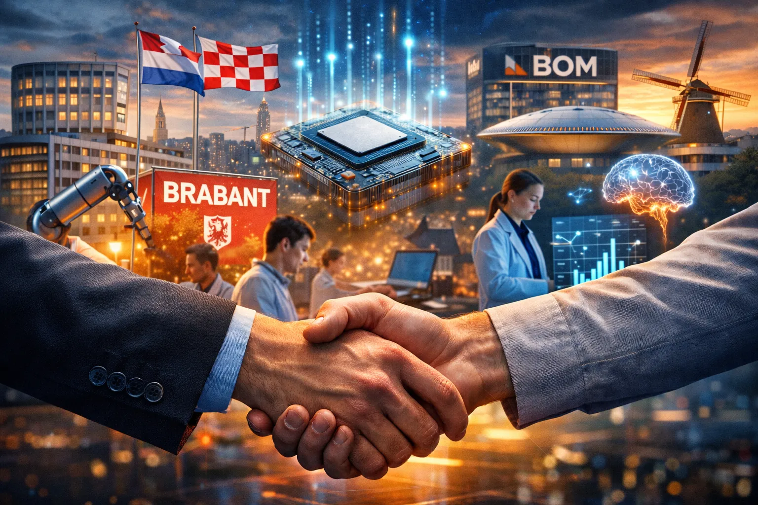 BOM en AI Innovation Center bundelen krachten in Brabant