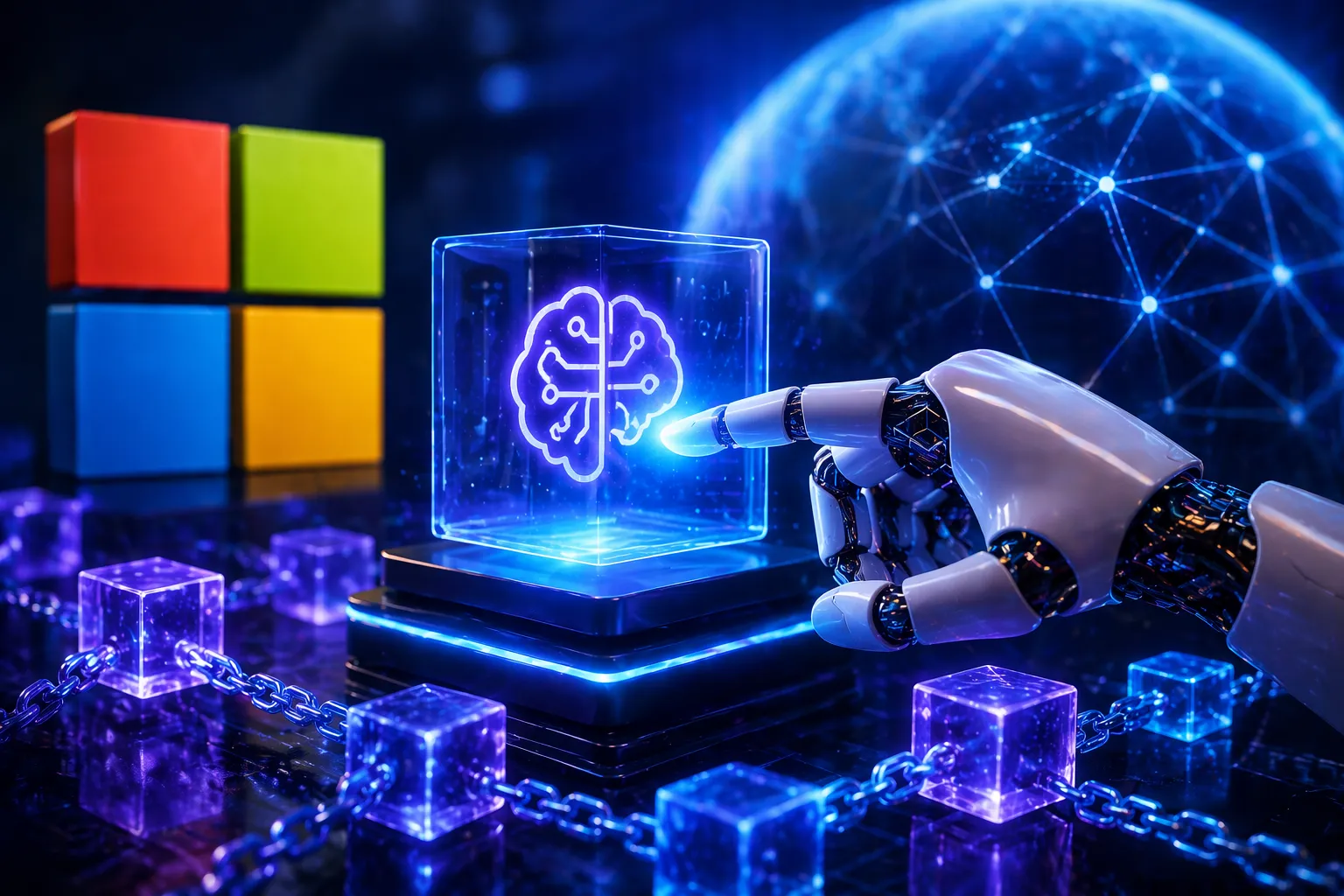 Microsoft steunt AI-platform dat bouwen van blockchain-apps makkelijker maakt