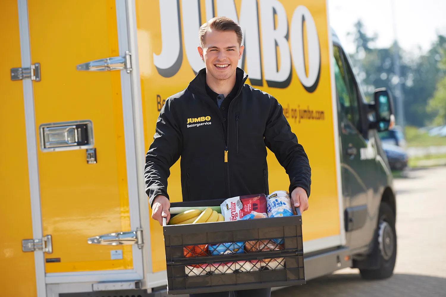 bezorgservice bij de bus