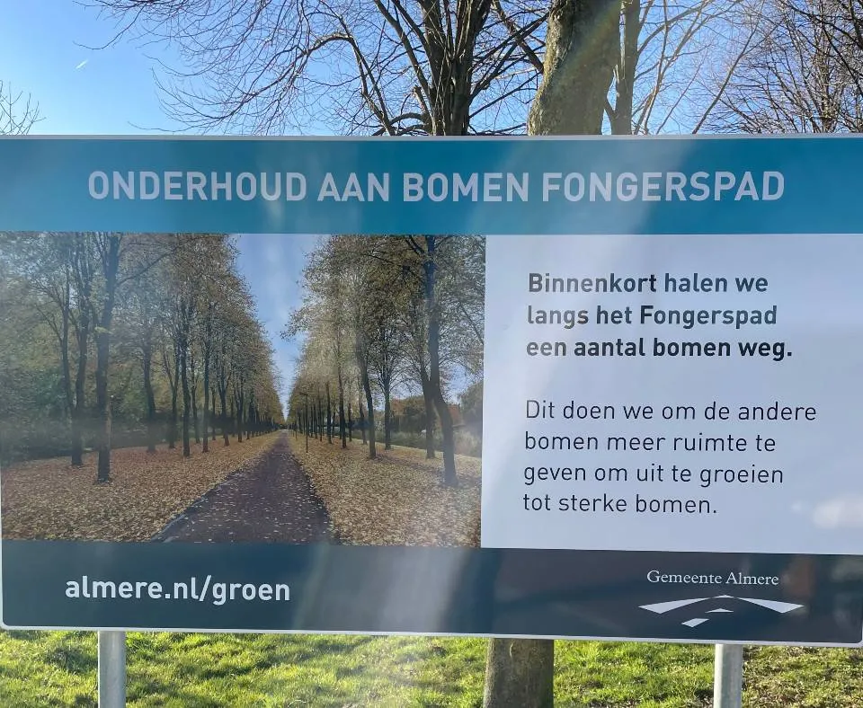 onderhoud bomen fongerspad landelijk meldpunt bomenkap