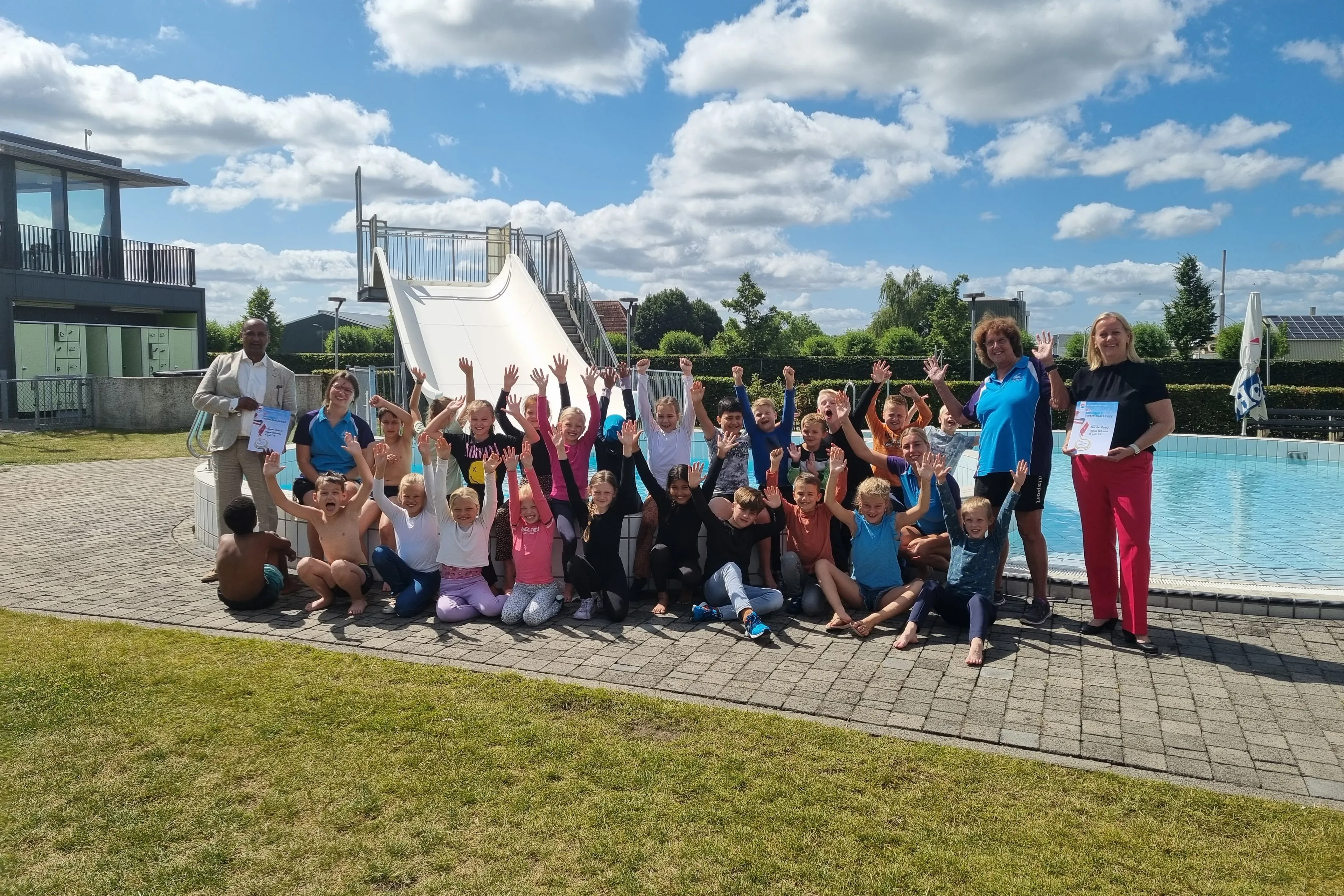 toegevoegde foto bij persbericht mbt zwemchallenge