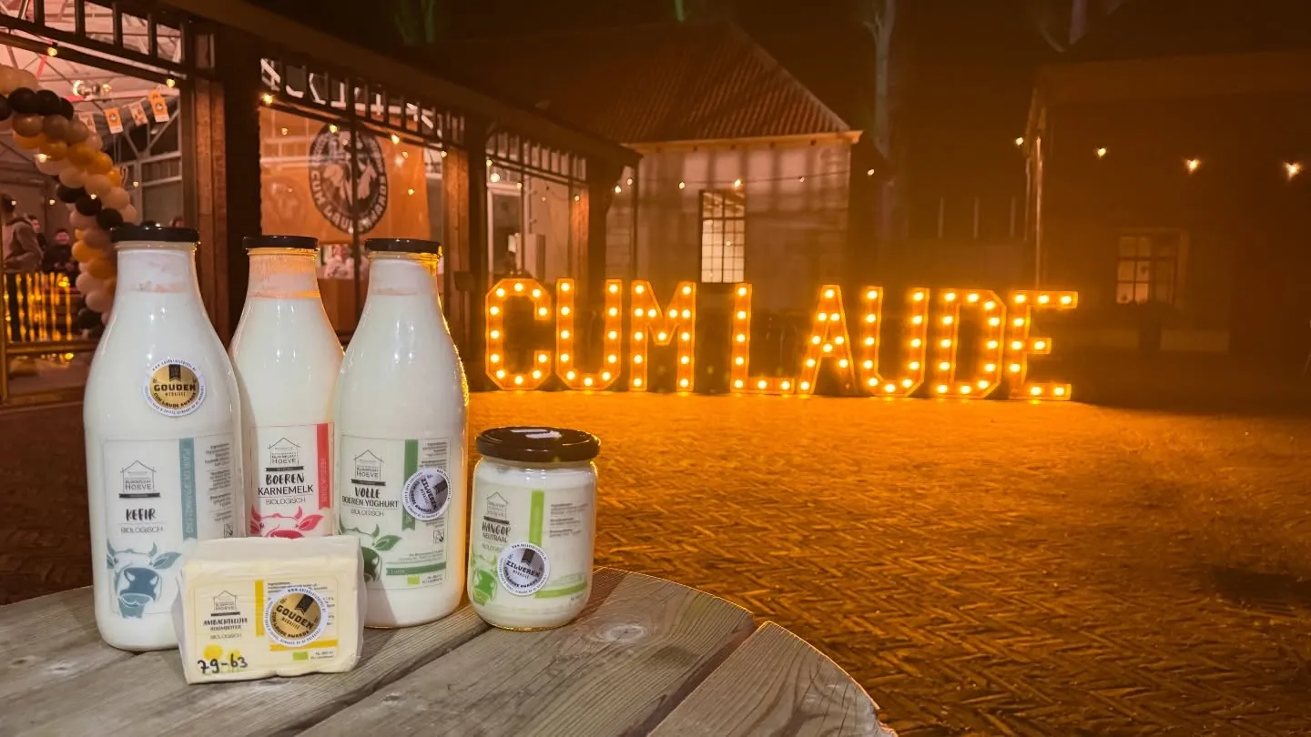 Bloemplaat Hoeve wint goud en zilver bij Cum Laude Awards