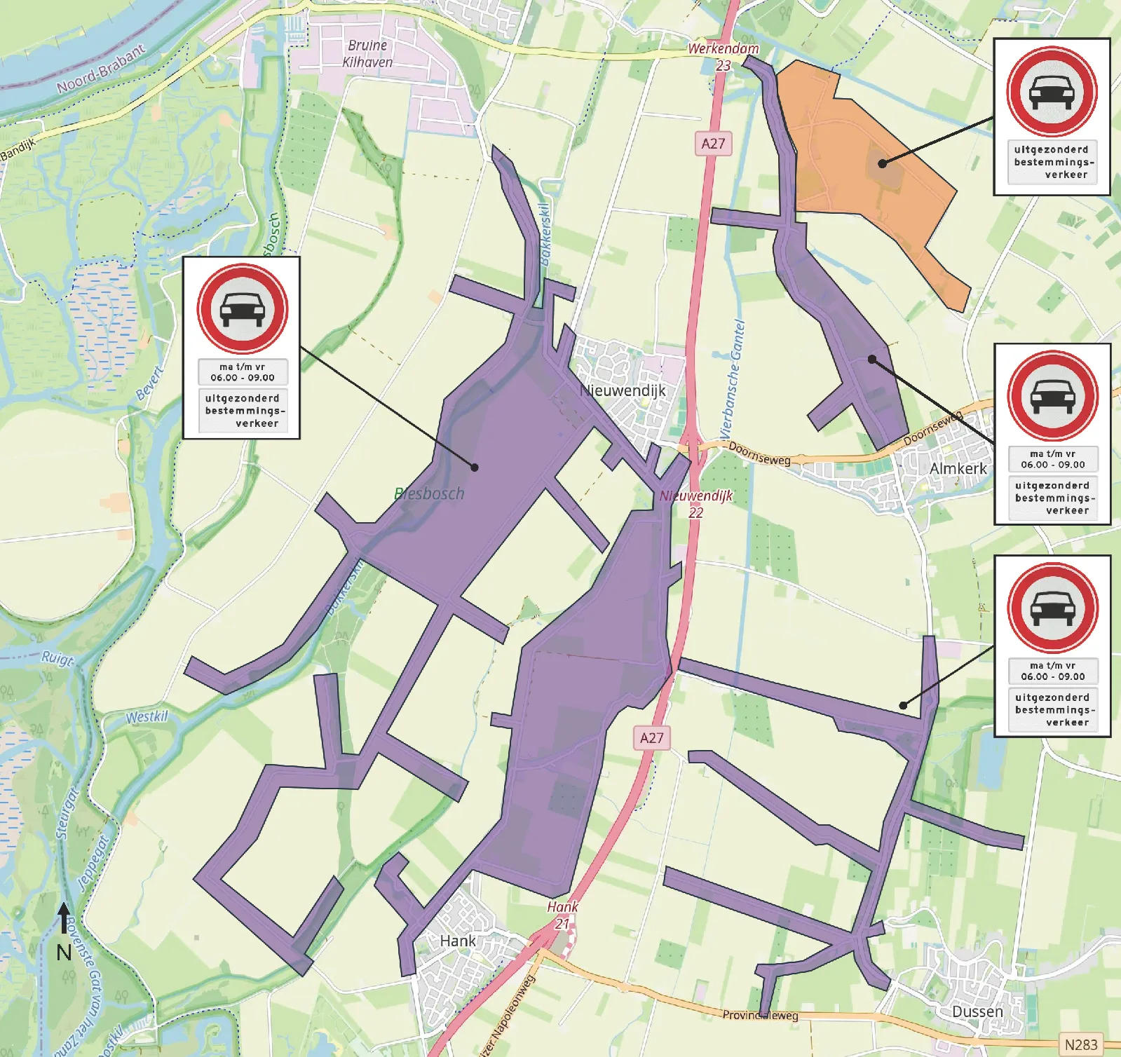 Altena sluit sluiproutes tijdens ochtendspits om verkeer uit dorpen te weren