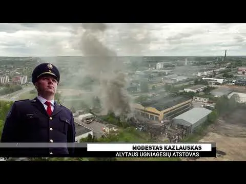 Alytuje kilo gaisras metalo laužo supirktuvėje