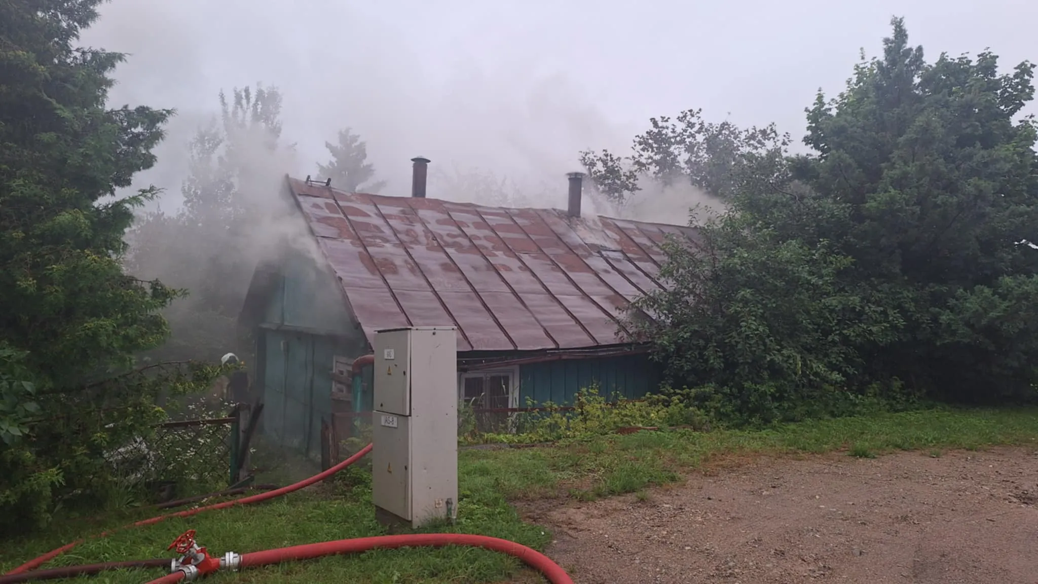 Gaisras kilo Tvirtovės gatvėje esančiame name