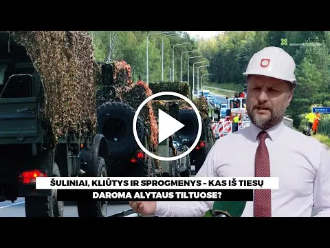 Šuliniai, kliūtys ir sprogmenys – kas iš tiesų daroma Alytaus tiltuose? / VIDEO