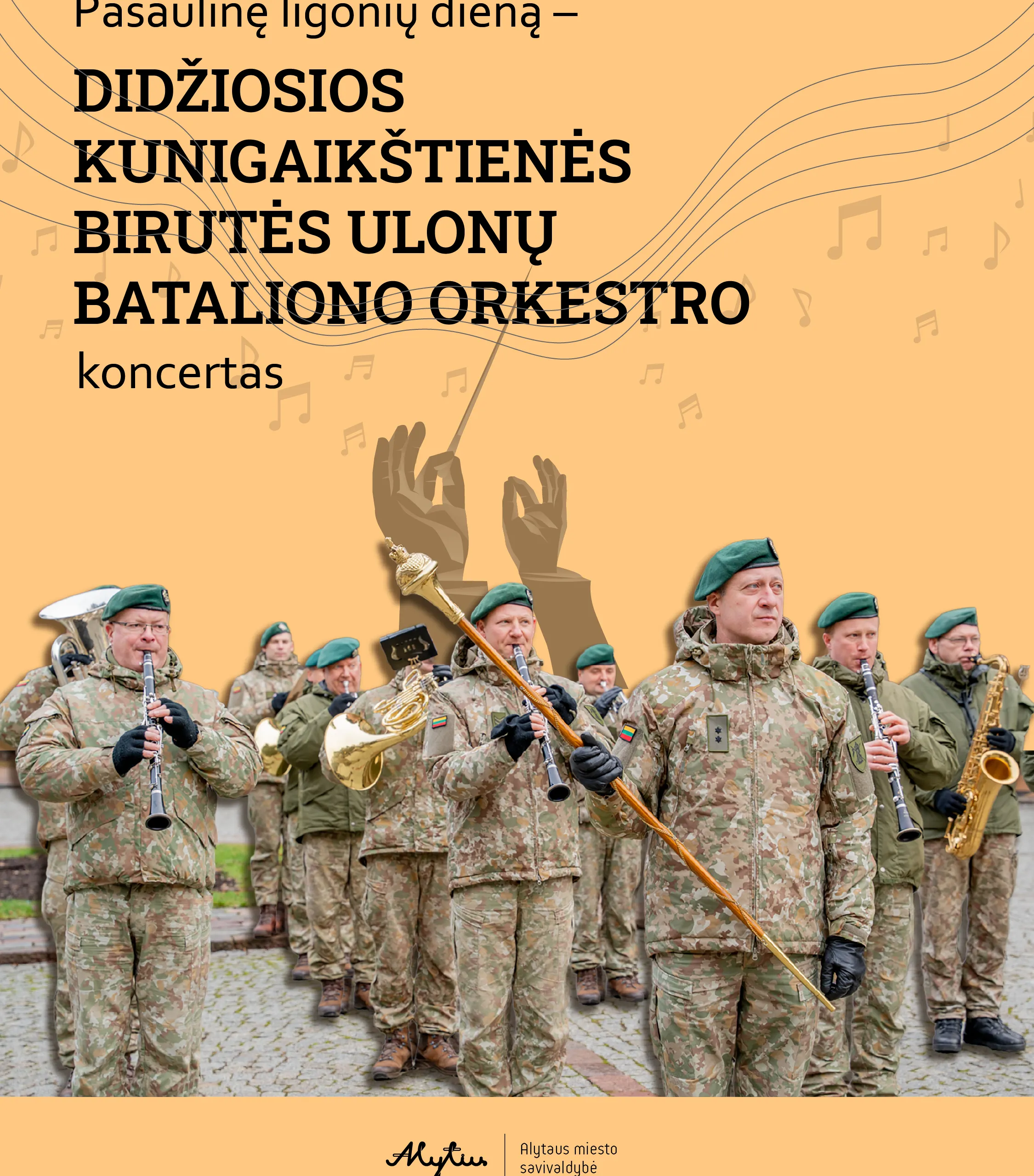 Pasaulinę ligonių dieną – Didžiosios kunigaikštienės Birutės ulonų bataliono orkestro koncertas