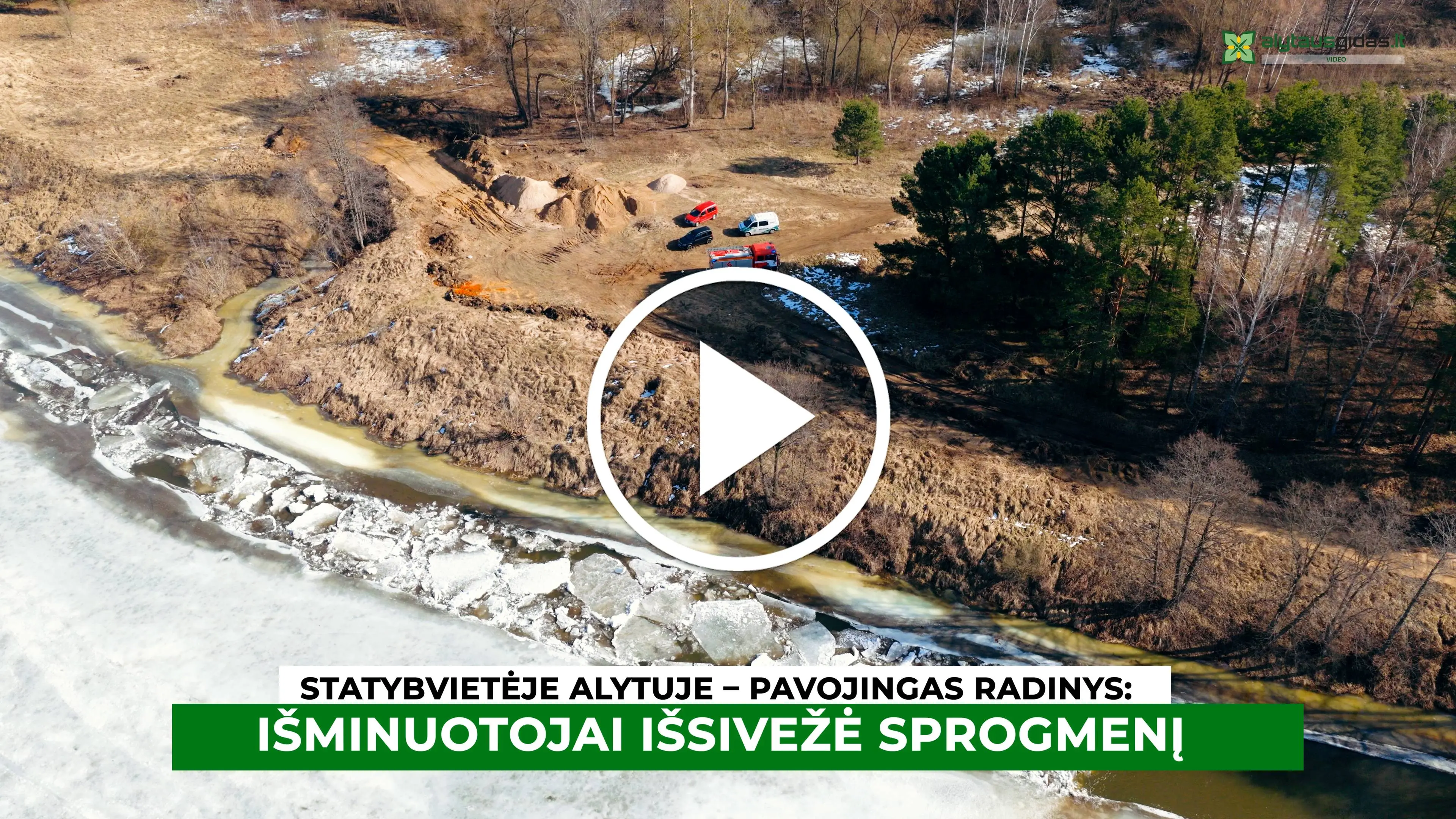 Statybvietėje Alytuje – pavojingas radinys