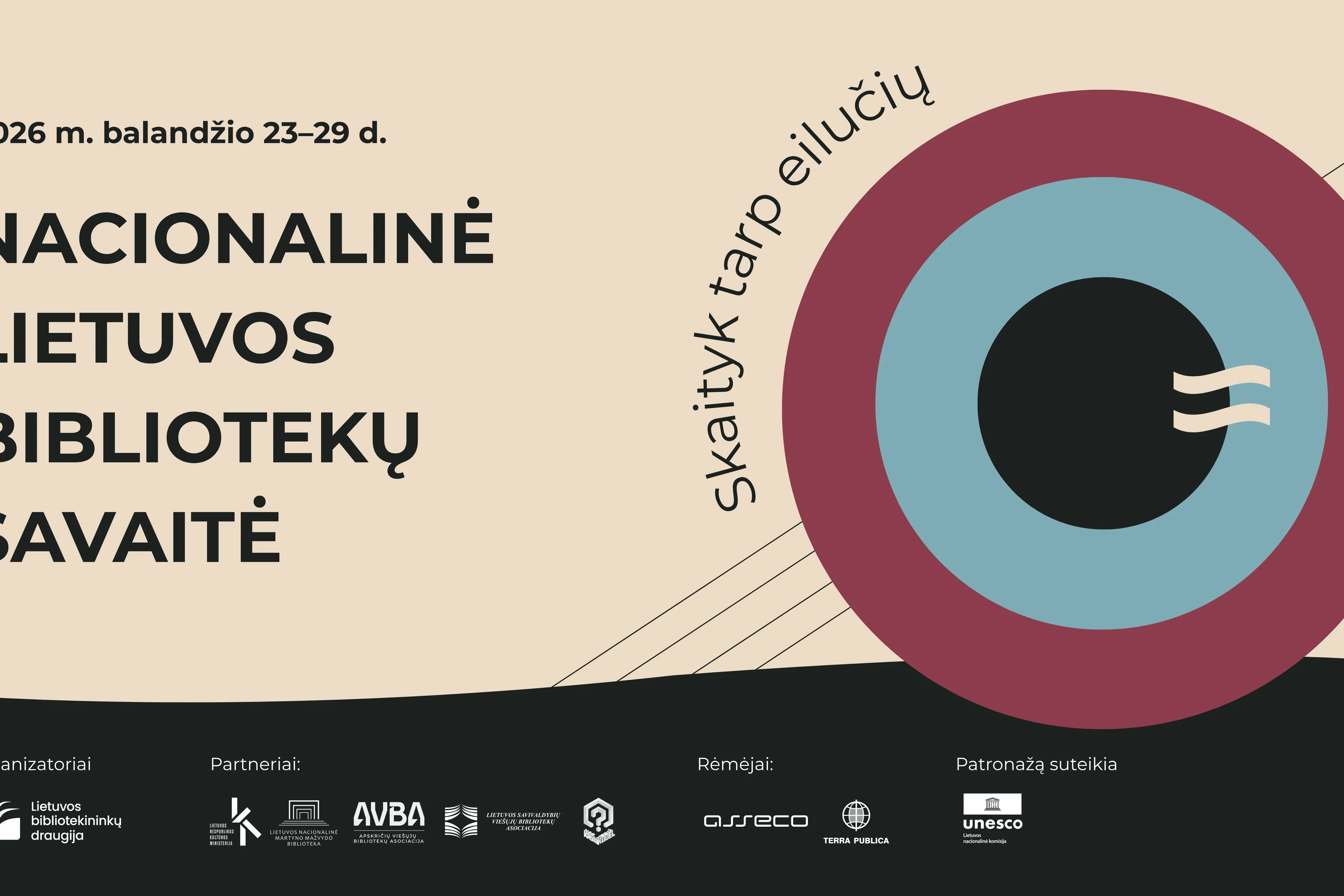 Kviečiame į Nacionalinei Lietuvos bibliotekų savaitei skirtus renginius!