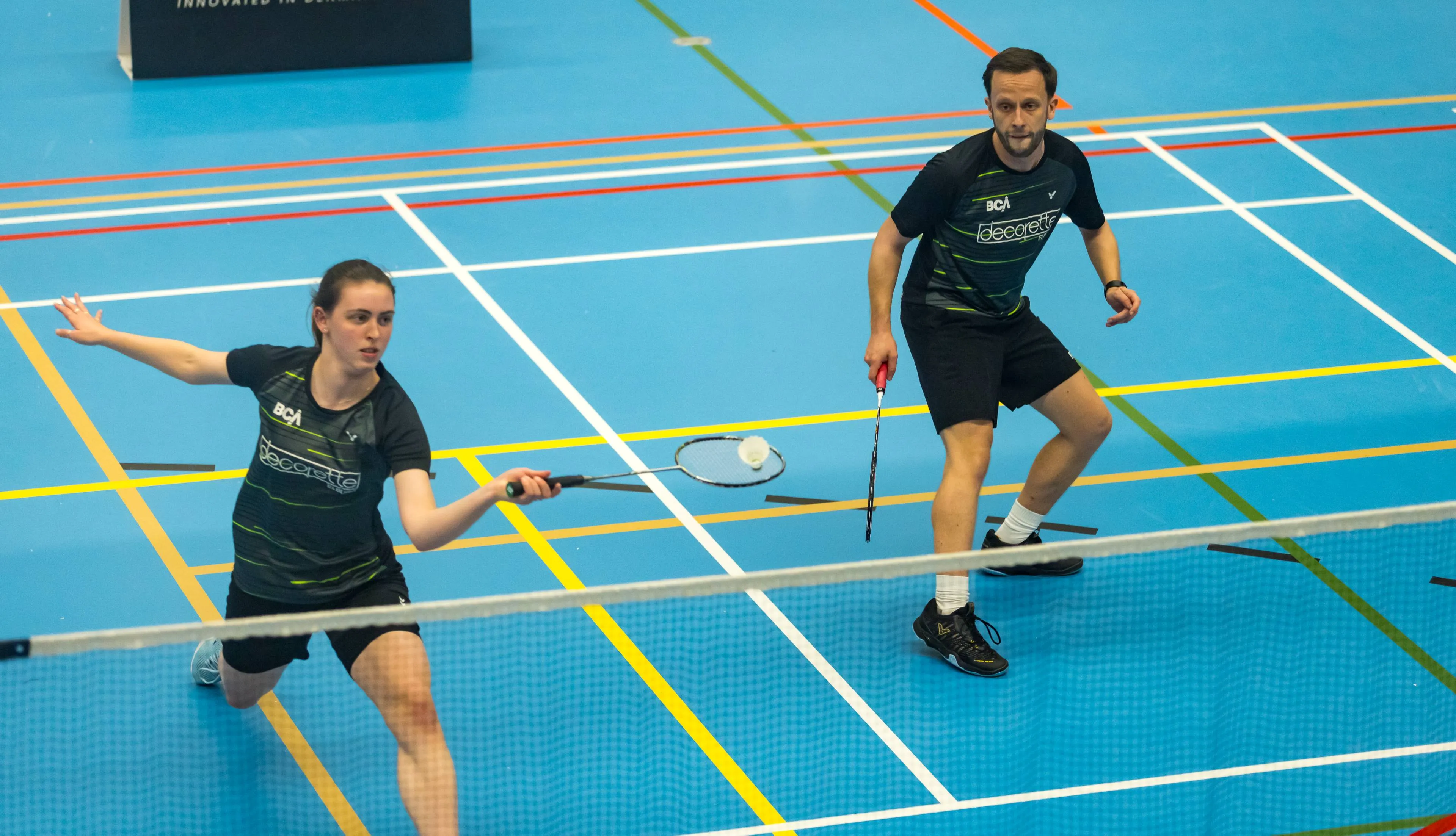 eerste Open Amersfoortse badmintonkampioenschappen