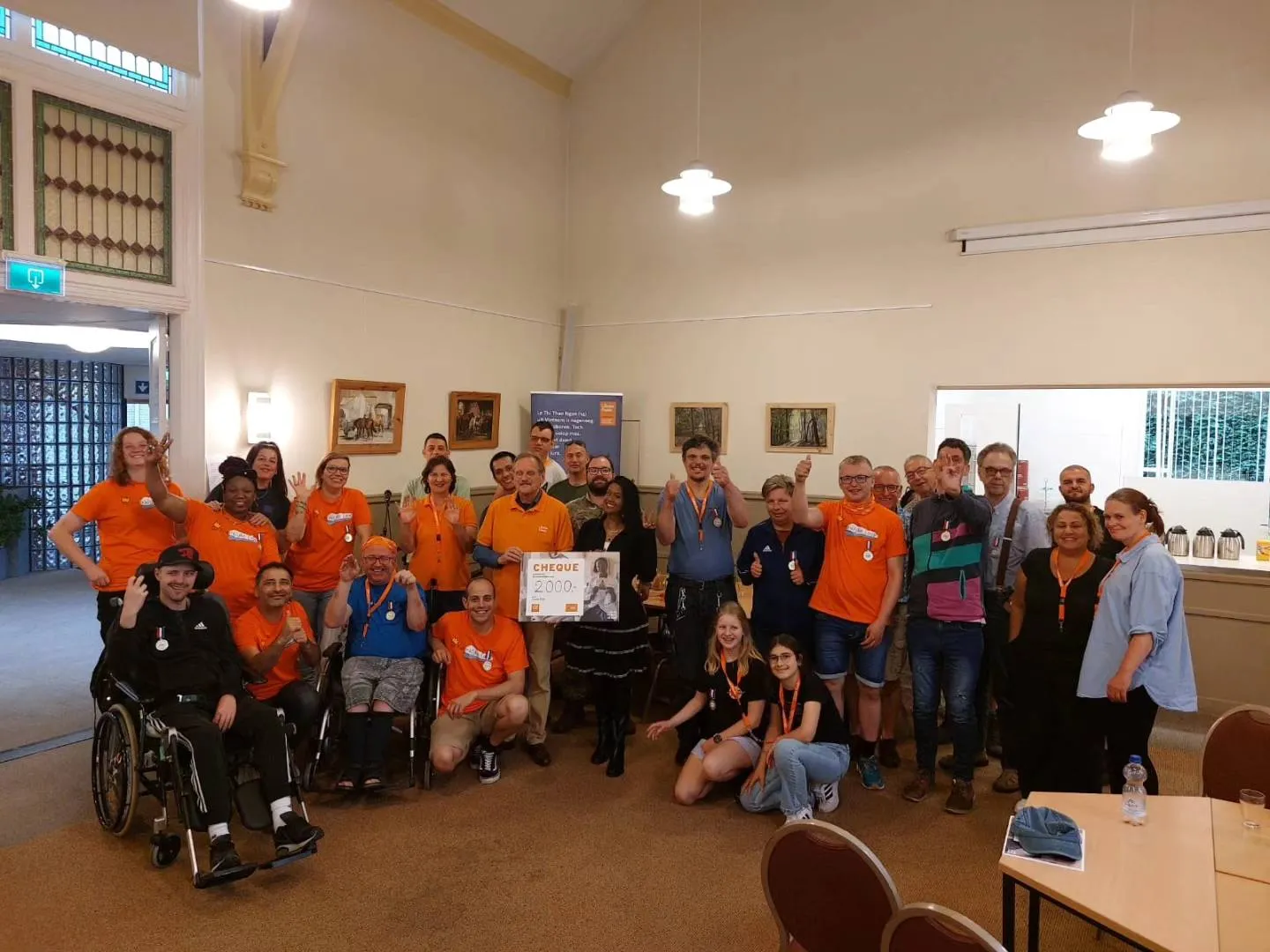 Bewoners ‘s Heeren Loo halen met de Koninklijke Loop 2000,- op voor het Liliane Fonds