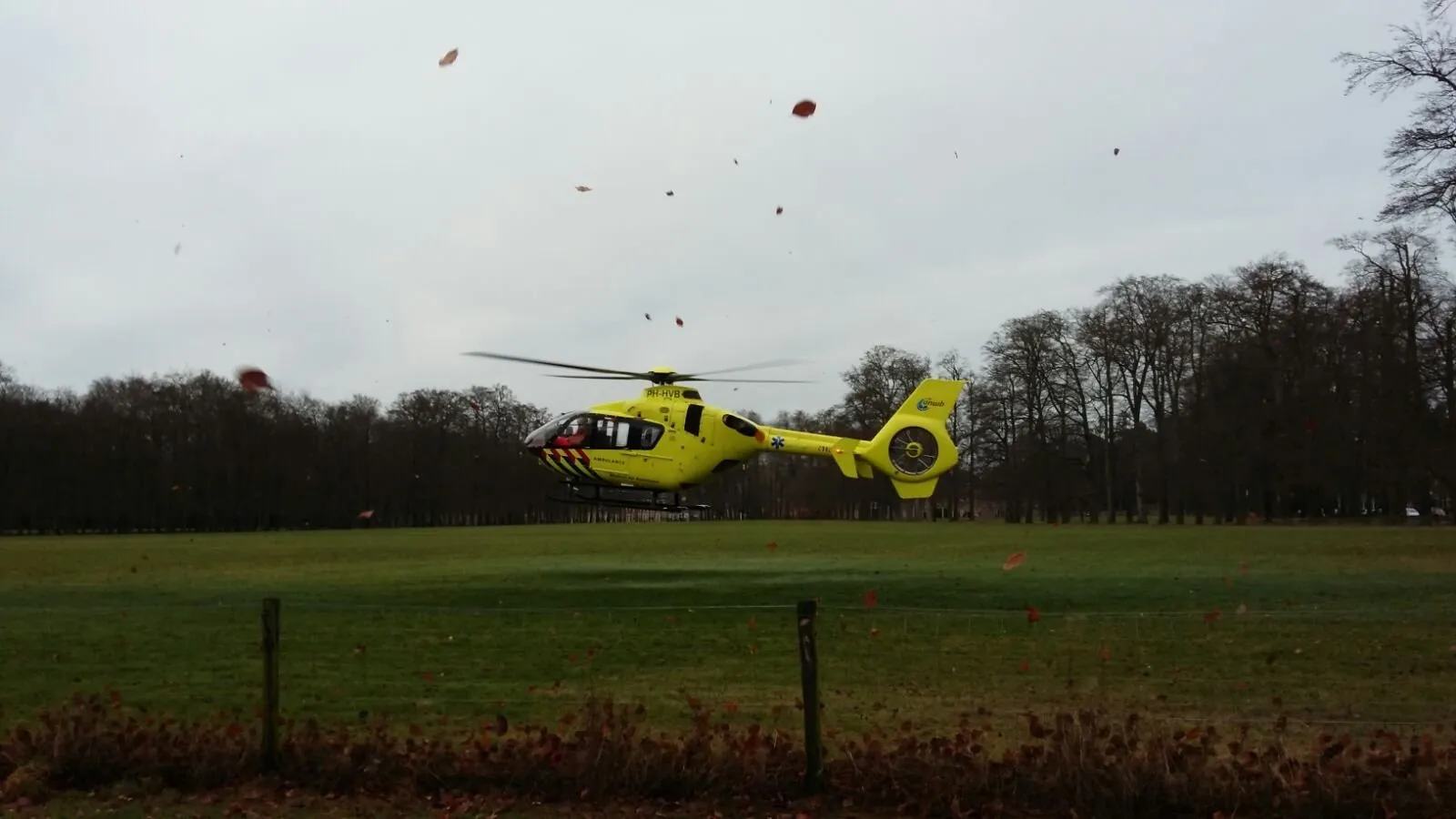 ambulance helicopter het loo