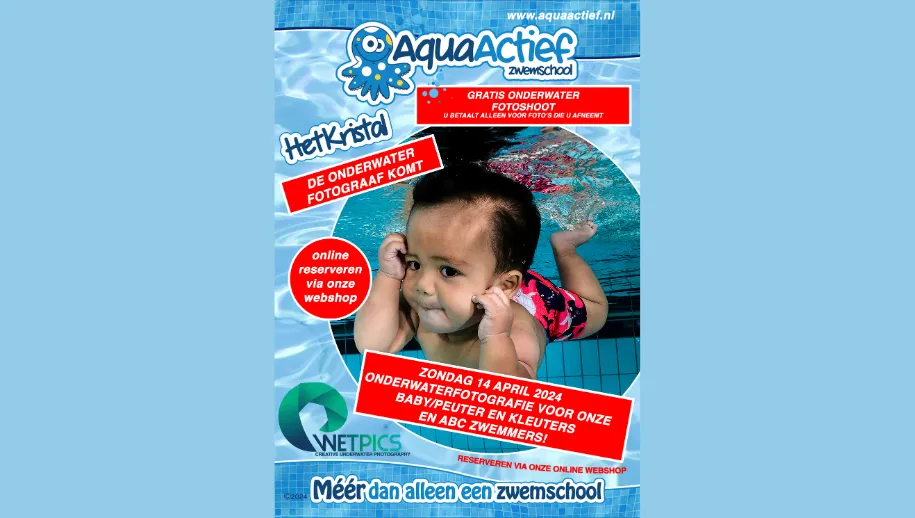 Baby/Peuter zwemweek bij AquaActief