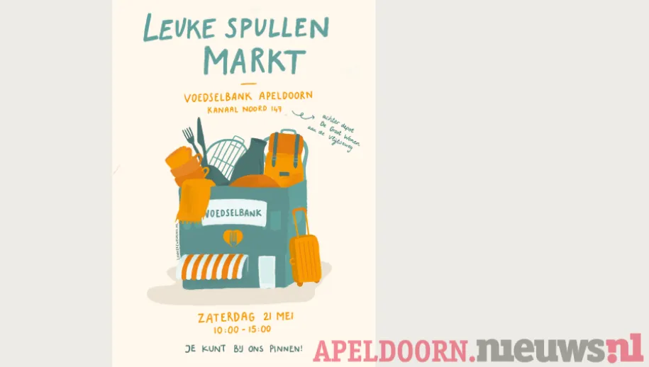 Leuke Spullen Markt bij Voedselbank Apeldoorn