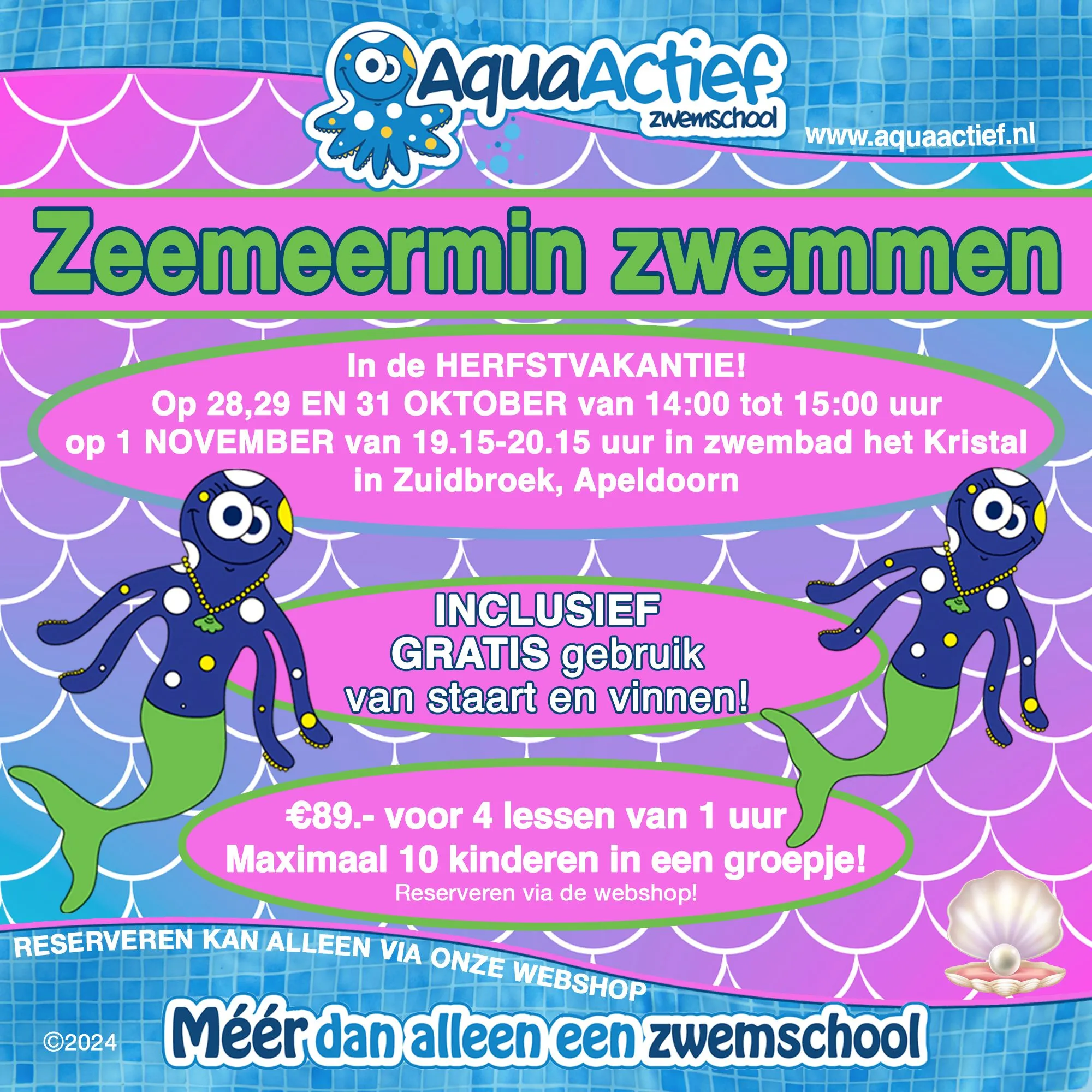 Zeemeerminzwemmen in de herfstvakantie: een magische ervaring