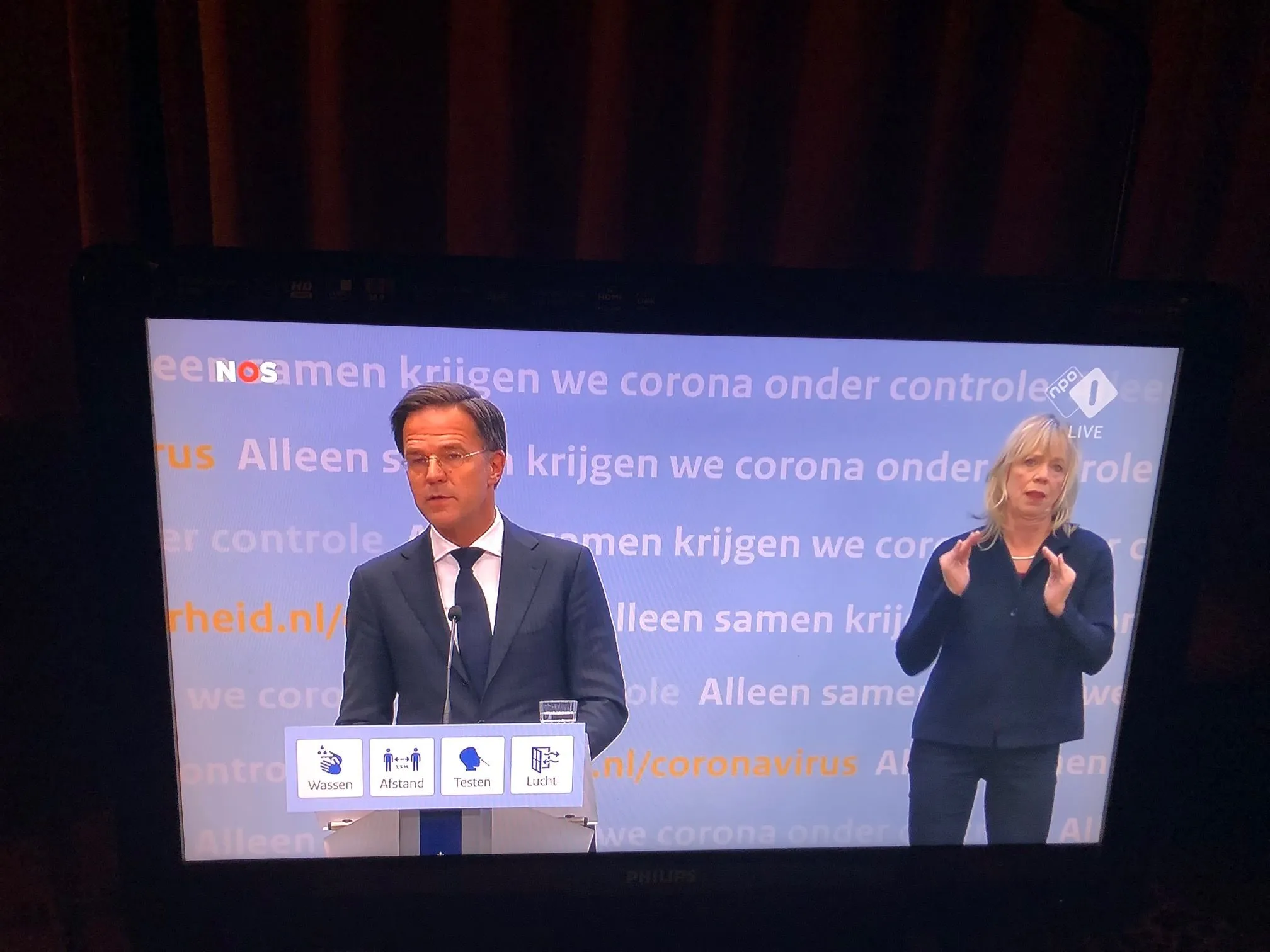 persconferentie november 2
